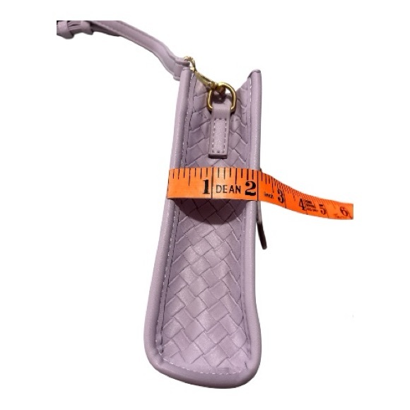 Filly Flair Woven Vegan Leather Parker Crossbody•Lavender•Spring NWOT Easter - Picture 7 of 8